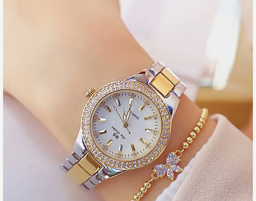 Montre femme de luxe en acier  Vertigos Paris