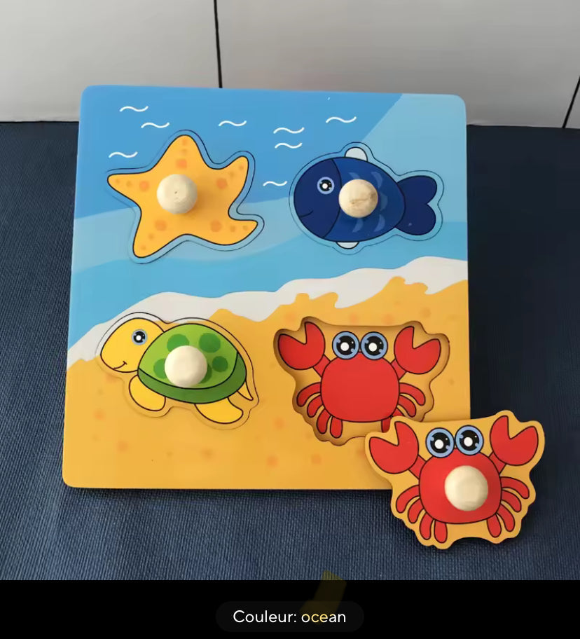 Jeu d'éveil, Puzzle pour enfants et petit bébé ❤️ Jeu d'éveil Puzzle pour enfants et petit bébé