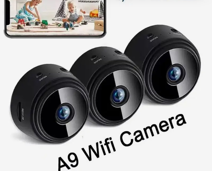 Caméra espion compacte bureau A9 Wifi avec design discret et haute résolution pour surveiller votre espace