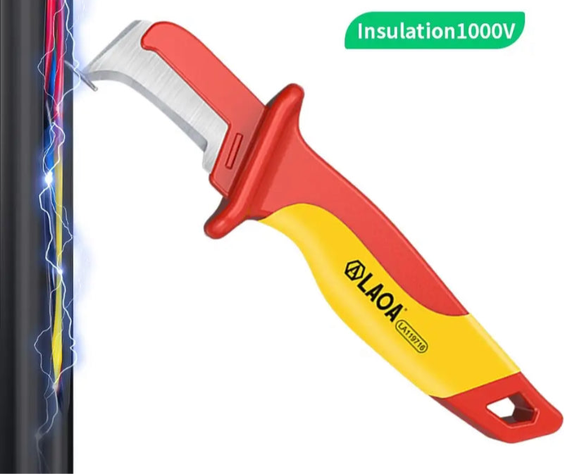 Couteau Isolé avec Tête de Moulage par Injection