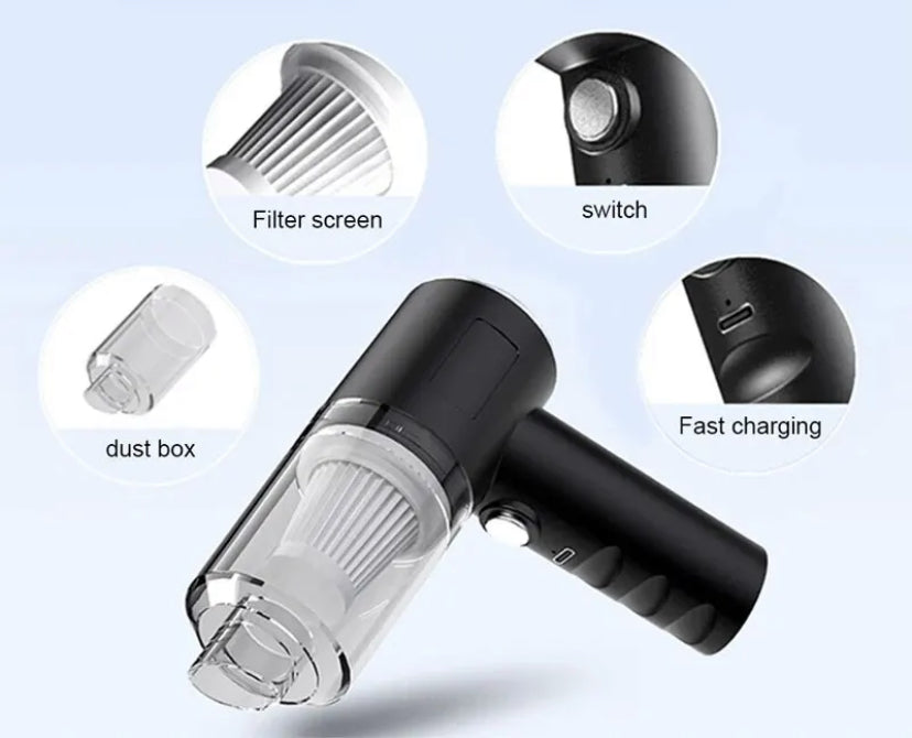 Aspirateur portable Sans Fil Rechargeable - Vertigos Paris