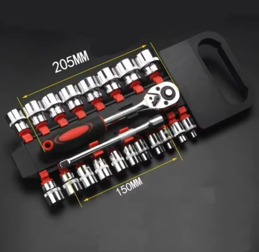 Clés à douille robustes pour réparations auto et travaux pro
