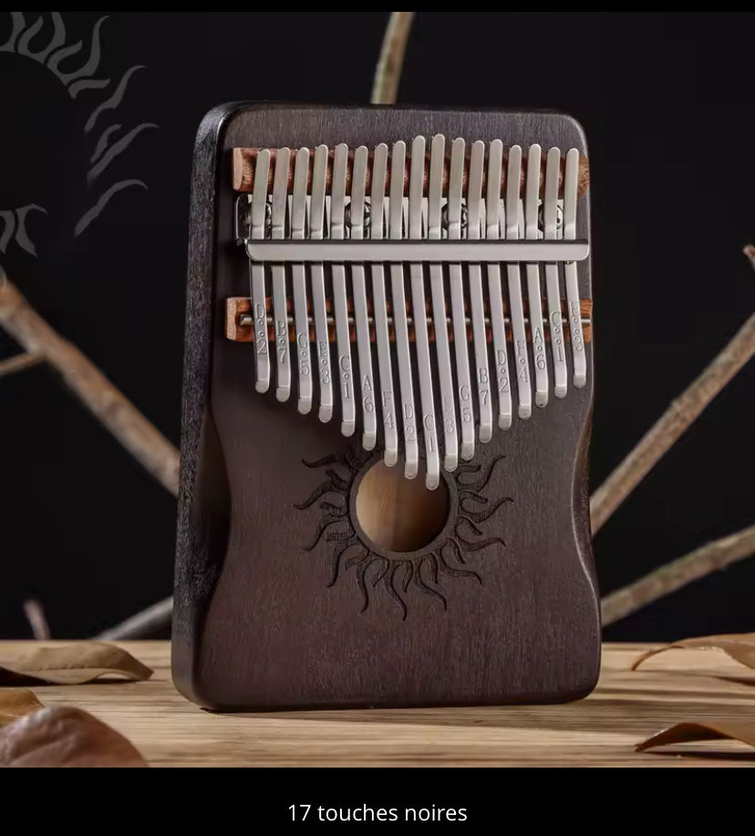 Kalimba 21 Touches en Érable - Piano à Pouce Portable Vertigos Paris