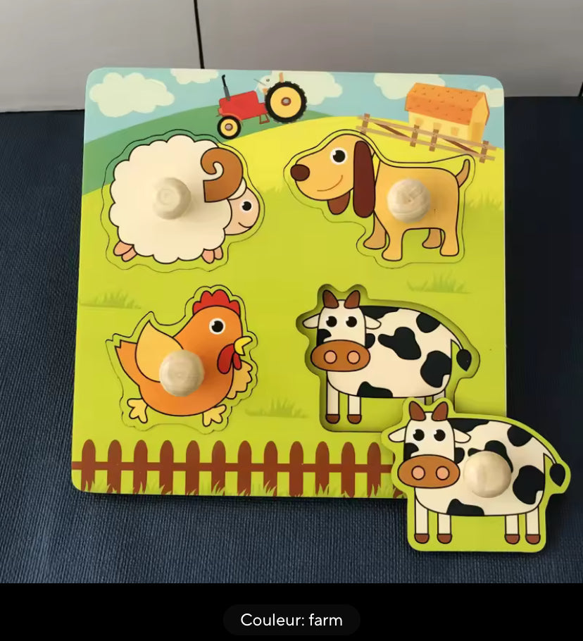 Jeu d'éveil, Puzzle pour enfants et petit bébé ❤️ Jeu d'éveil Puzzle pour enfants et petit bébé 