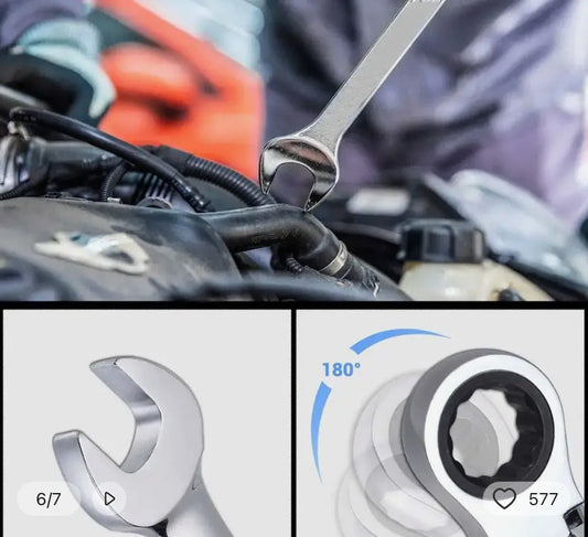 Cle à cliquet a tête réversible Vertigos Paris