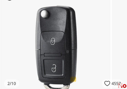 Coque de clé Volkswagen solide et parfaitement ajustée plus!