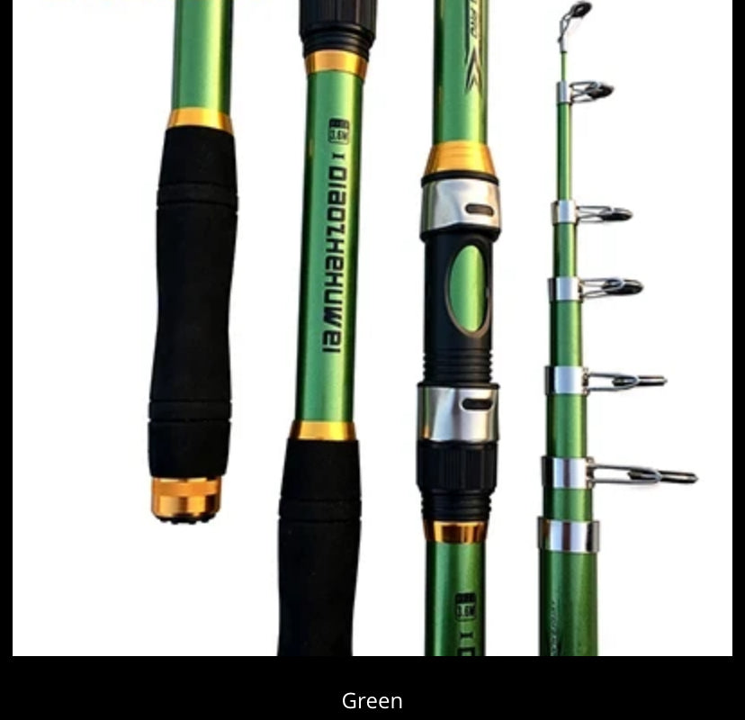 Canne à Pêche Professionnelle Télescopique - Carbone Vertigos Paris