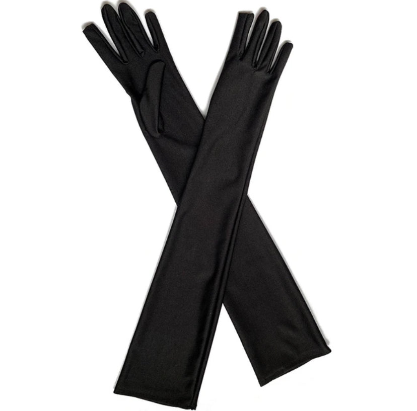 Gant en satin très élégant pour soirées et occasions chics