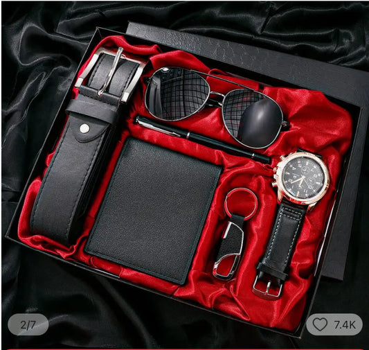 Coffret cadeau pour homme montre ceinture lunettes de soleil excellent poucoffret cadeau homme anniversairer un anniversaire ou autre