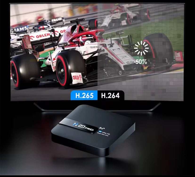 Boîtier TV Android 10 H20PRO - TV 4K Vertigos Paris