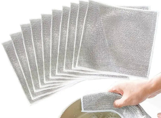 Serviette avec maille de fer