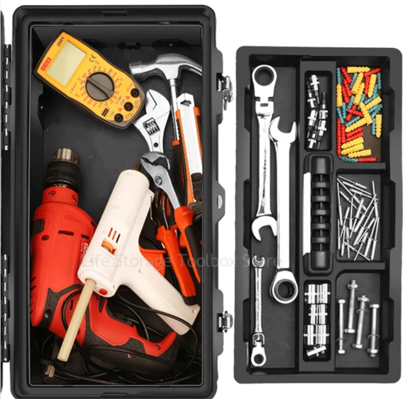 Valise à outils plastique et alu