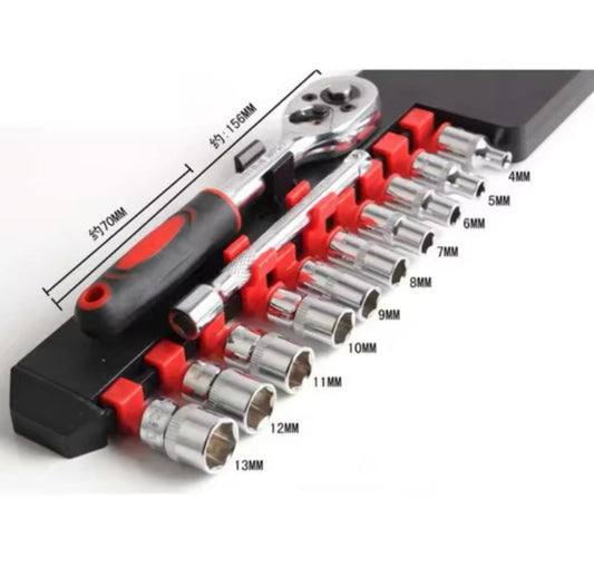 Clés à douille robustes pour réparations auto et travaux pro