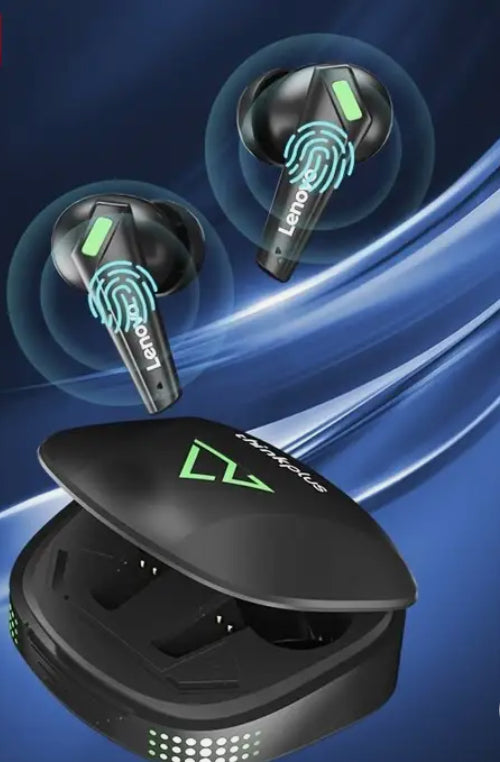 Écouteurs sans fil Lenovo Vertigos Paris  Écouteurs sans fil Lenovo offrant un son clair et sans distraction