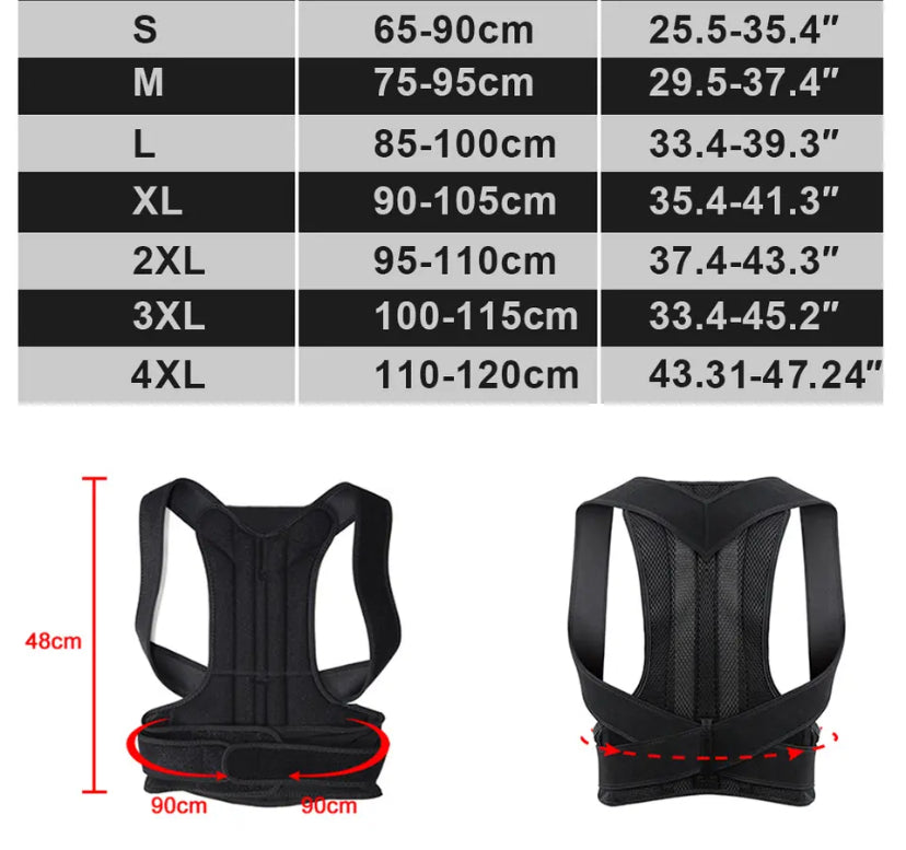 Ceinture lombaire universelle offrant maintien sûr au dos