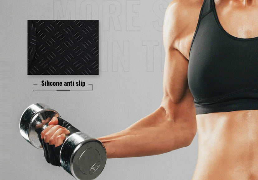 Gants de fitness femmes demi-doigts pour confort et grip