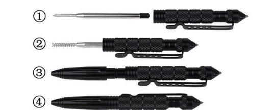 Stylo d’auto-défense tactique pour sécurité personnelle plus