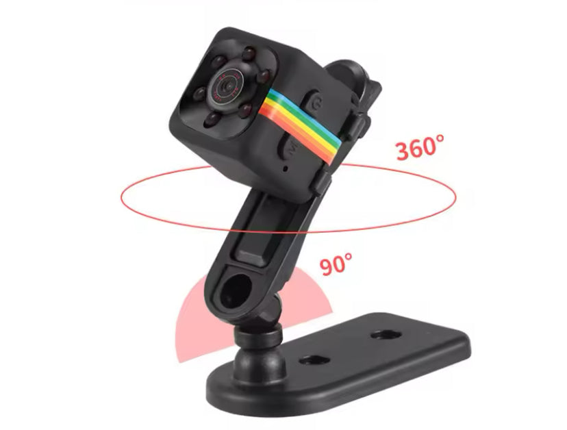 Mini caméra pour vidéos claires et surveillance discrète pro