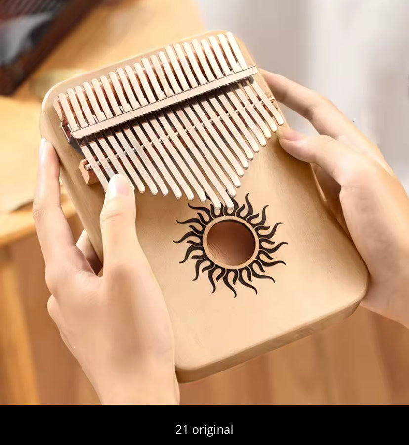 Kalimba 21 Touches en Érable - Piano à Pouce Portable
