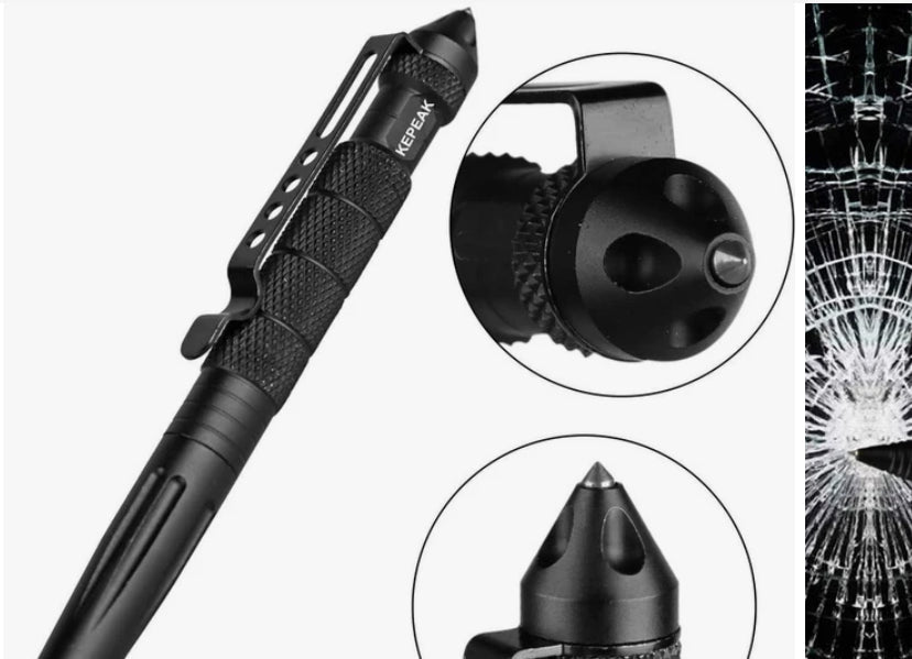 Stylo d’auto-défense tactique pour sécurité personnelle plus