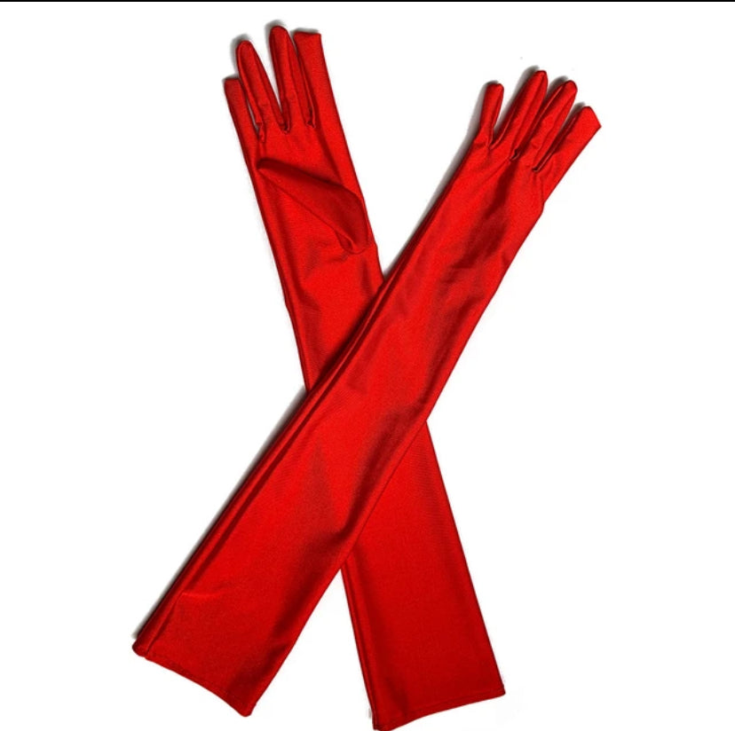 Gant en satin très élégant pour soirées et occasions chics