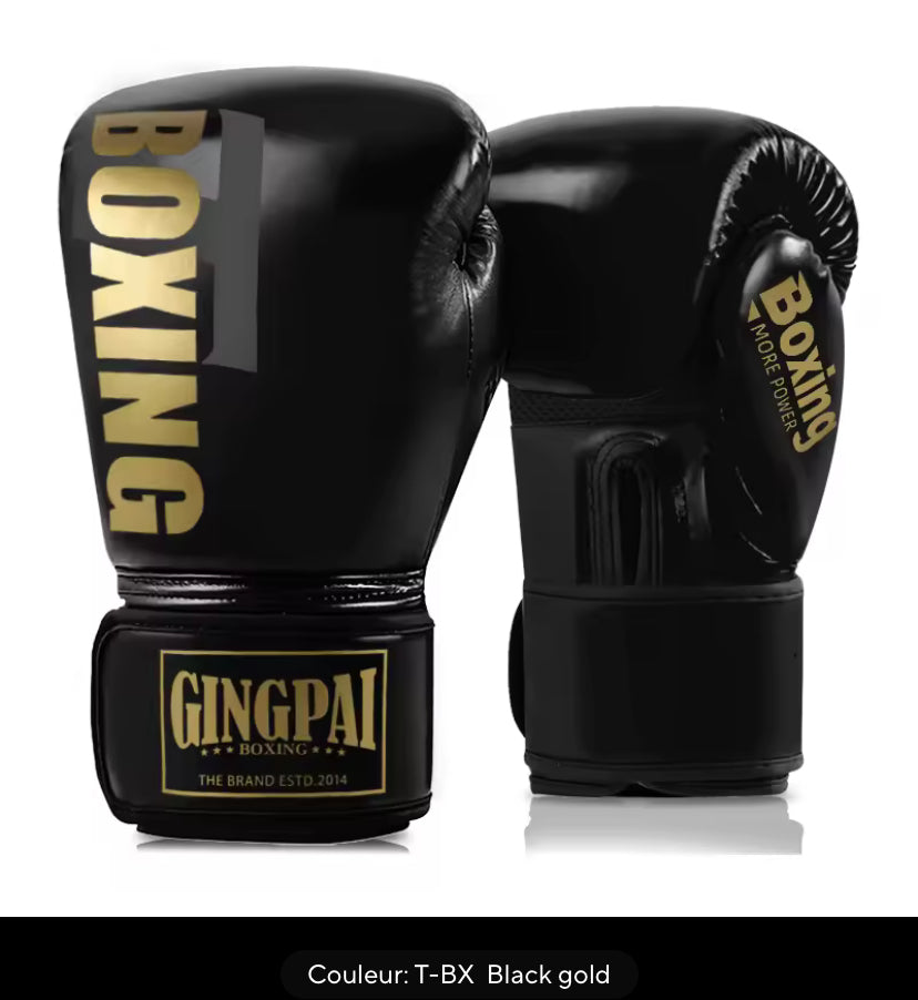 Gants de Boxe Professionnels 6-12oz - Enfants et Adultes Vertigos Paris