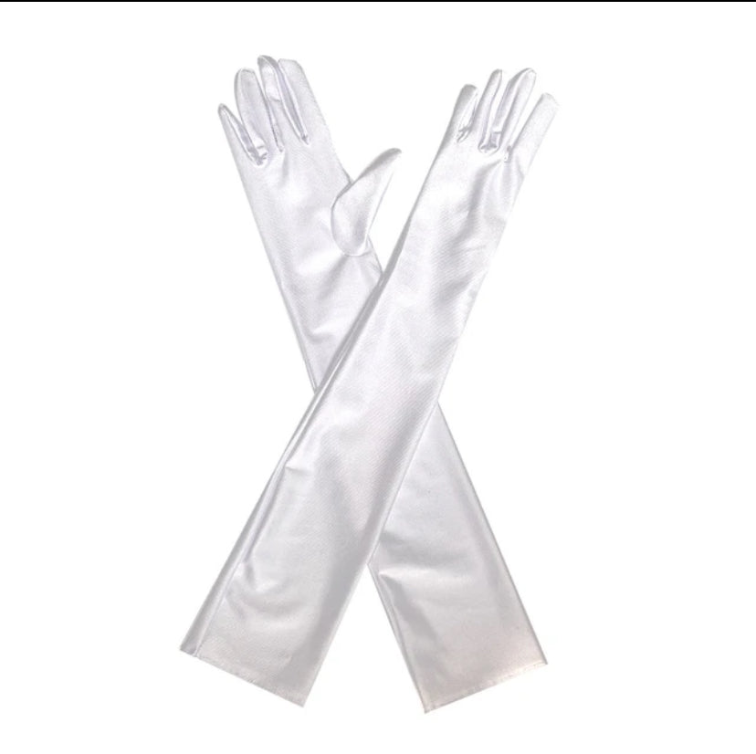 Gant en satin très élégant pour soirées et occasions chics