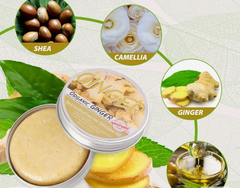 savon anti-chute de cheveux au gingembre
