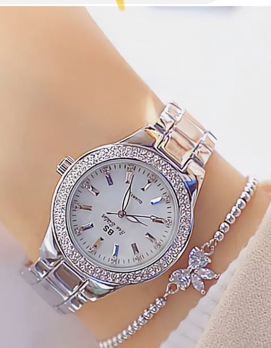 Montre femme de luxe en acier ￼ Vertigos Paris