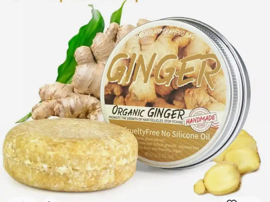 savon anti-chute de cheveux au gingembre