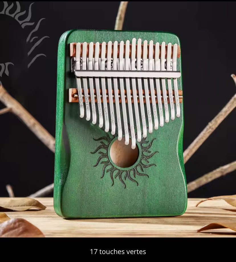 Kalimba 21 Touches en Érable - Piano à Pouce Portable