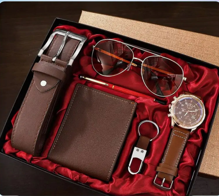Coffret cadeau pour homme montre ceinture lunettes de soleil excellent pocoffret cadeau homme anniversaireur un anniversaire ou autre