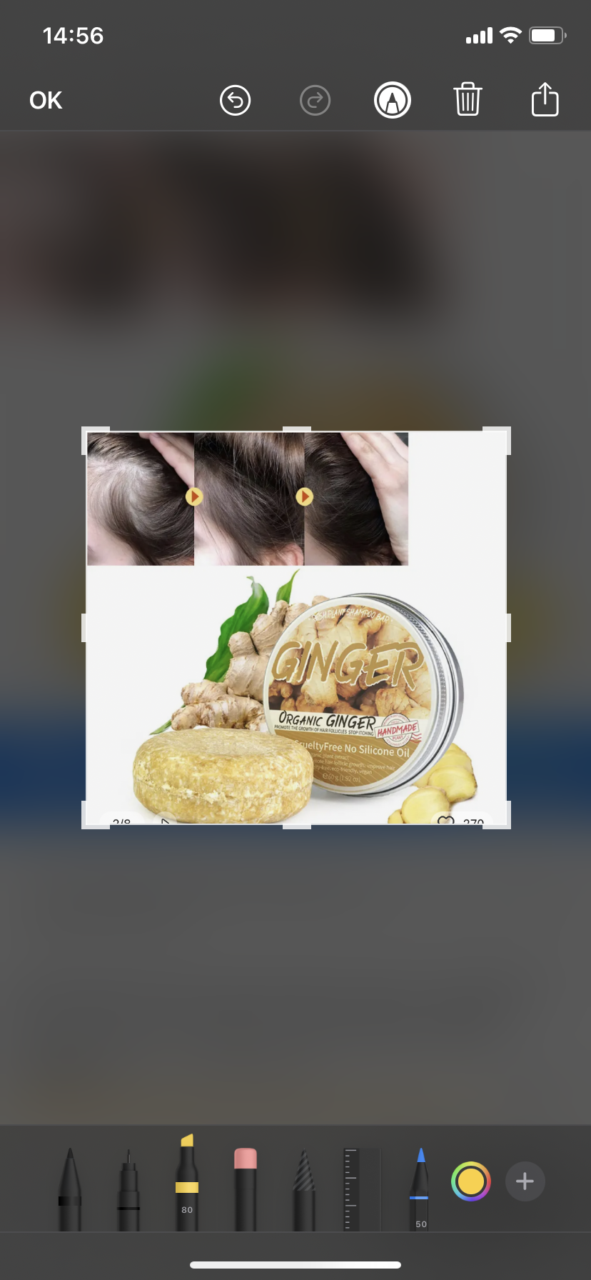 savon anti-chute de cheveux au gingembre