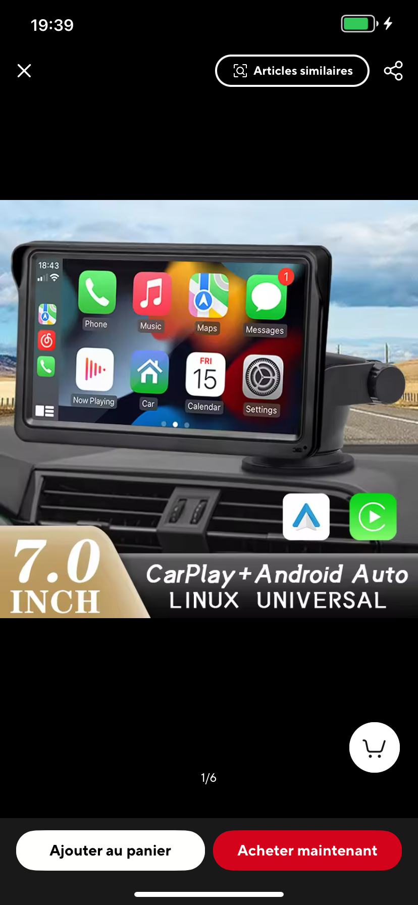 Lecteur vidéo tactile