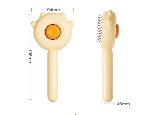 Accessoire toilettage chat pratique en forme de brosse pour un démêlage facile et agréable