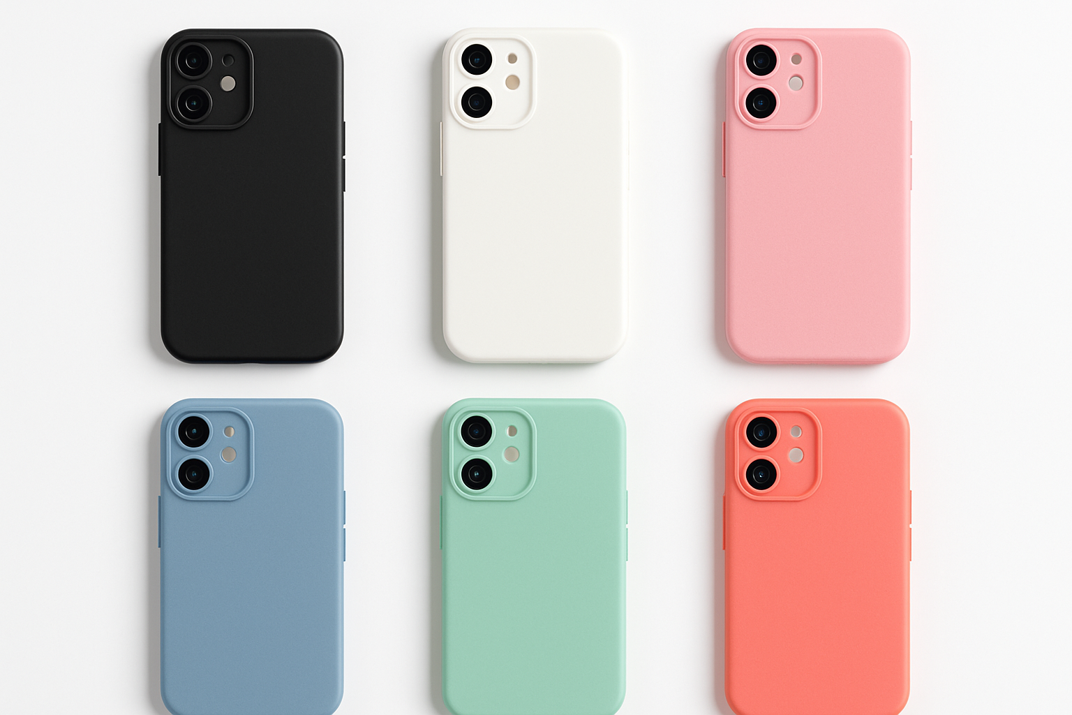 Coques de téléphone multicolores